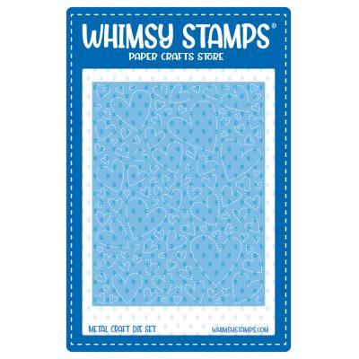 Whimsy Stamps Cutting Dies - Floating Hearts Cover Plate